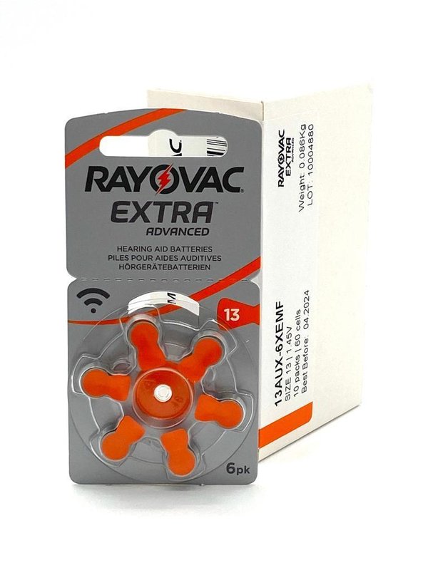 Rayovac Batterien Größe 13-60er